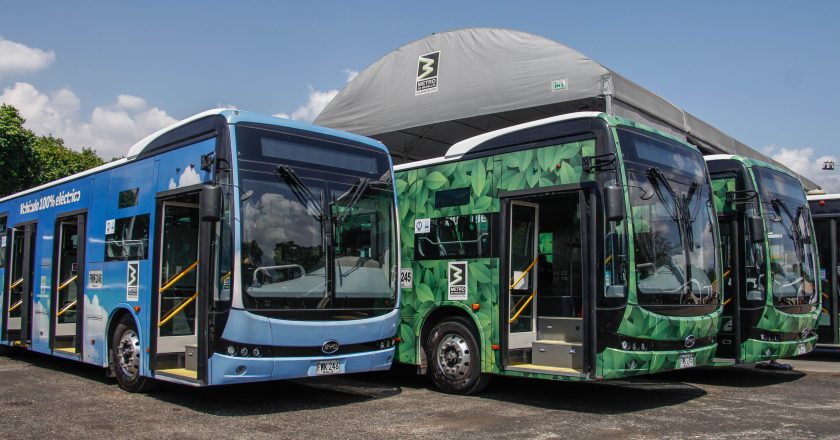 La historia de los buses eléctricos en Medellín