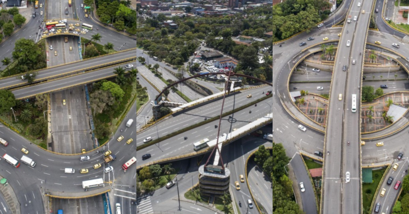 Estos son los cinco intercambios viales de tres niveles en Medellín